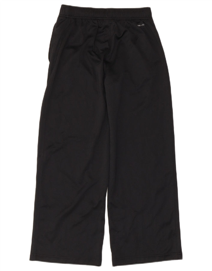 Nike Pantalones Capri de Pierna Ancha para Mujer UK 12 Mediano Negro Poliéster