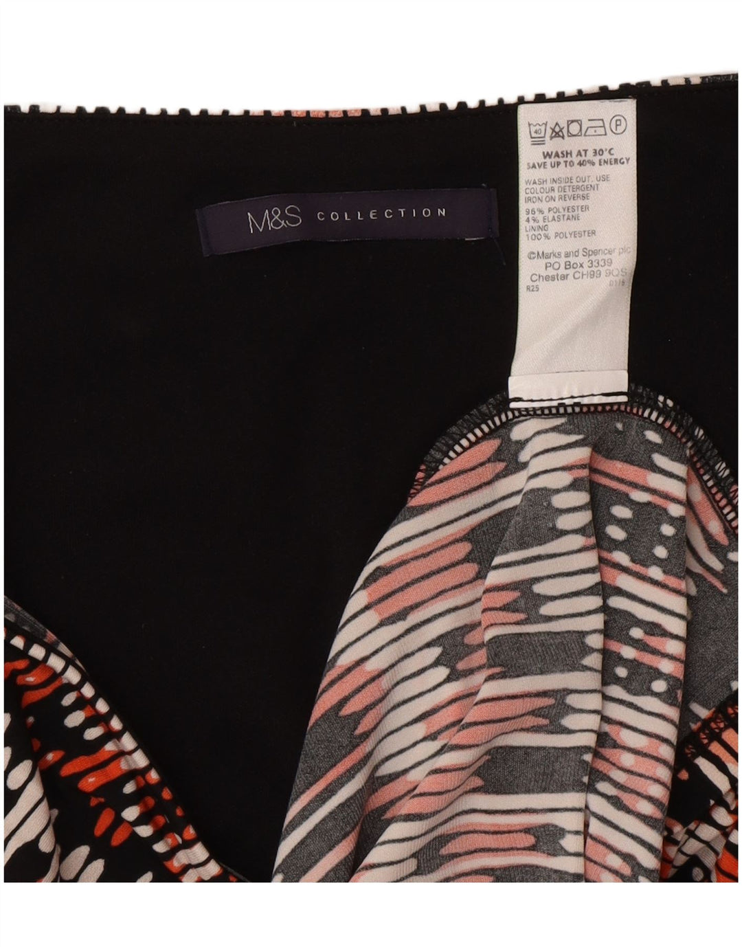 Marks & Spencer Vestido recto para mujer UK 46 Grande Multicolor Geométrico