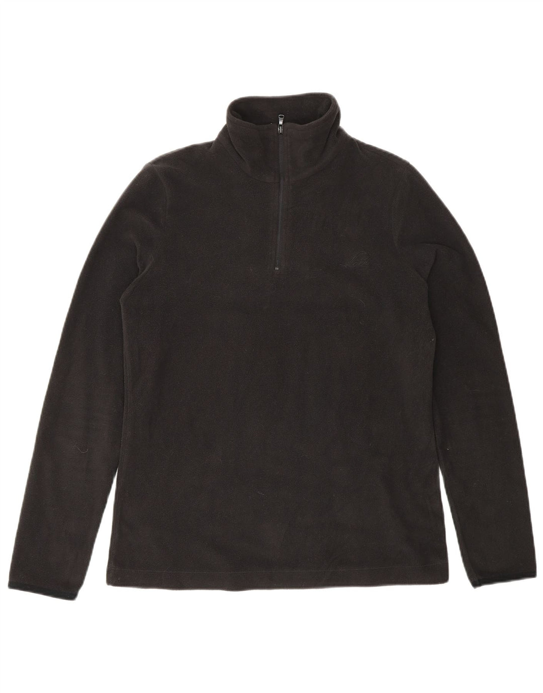 LOTTO Jersey de forro polar con cuello y cremallera para mujer Small Black