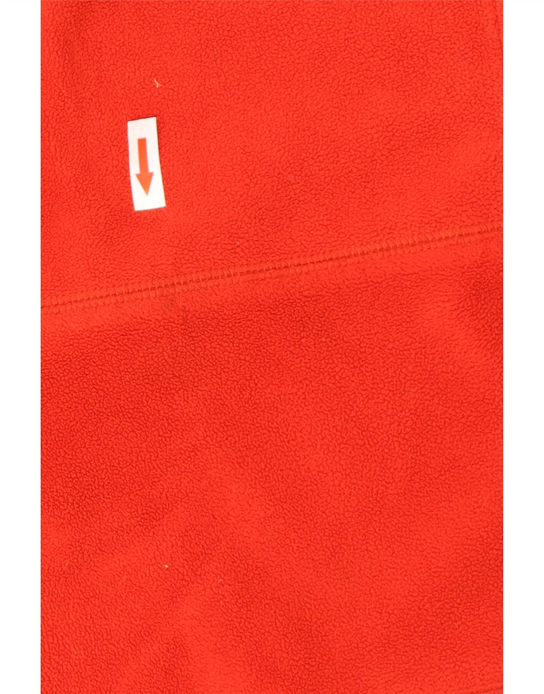 Asics Mujer Zip Neck Fleece Jumper Medium Rojo Poliéster