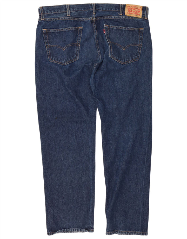 Levi's Jeans rectos 505 para hombre W40 L30 Algodón azul marino