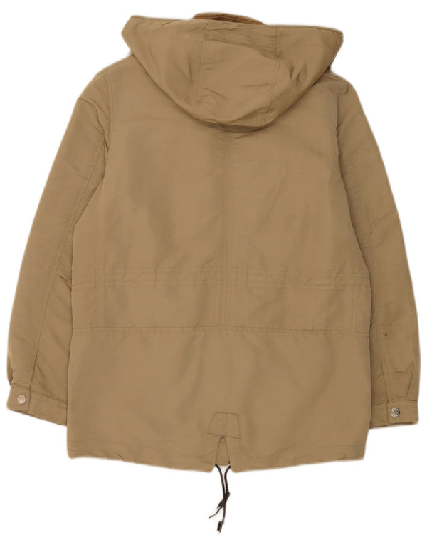 Massimo Dutti Parka Extragrande con Capucha para Mujer UK 6 XS Caqui