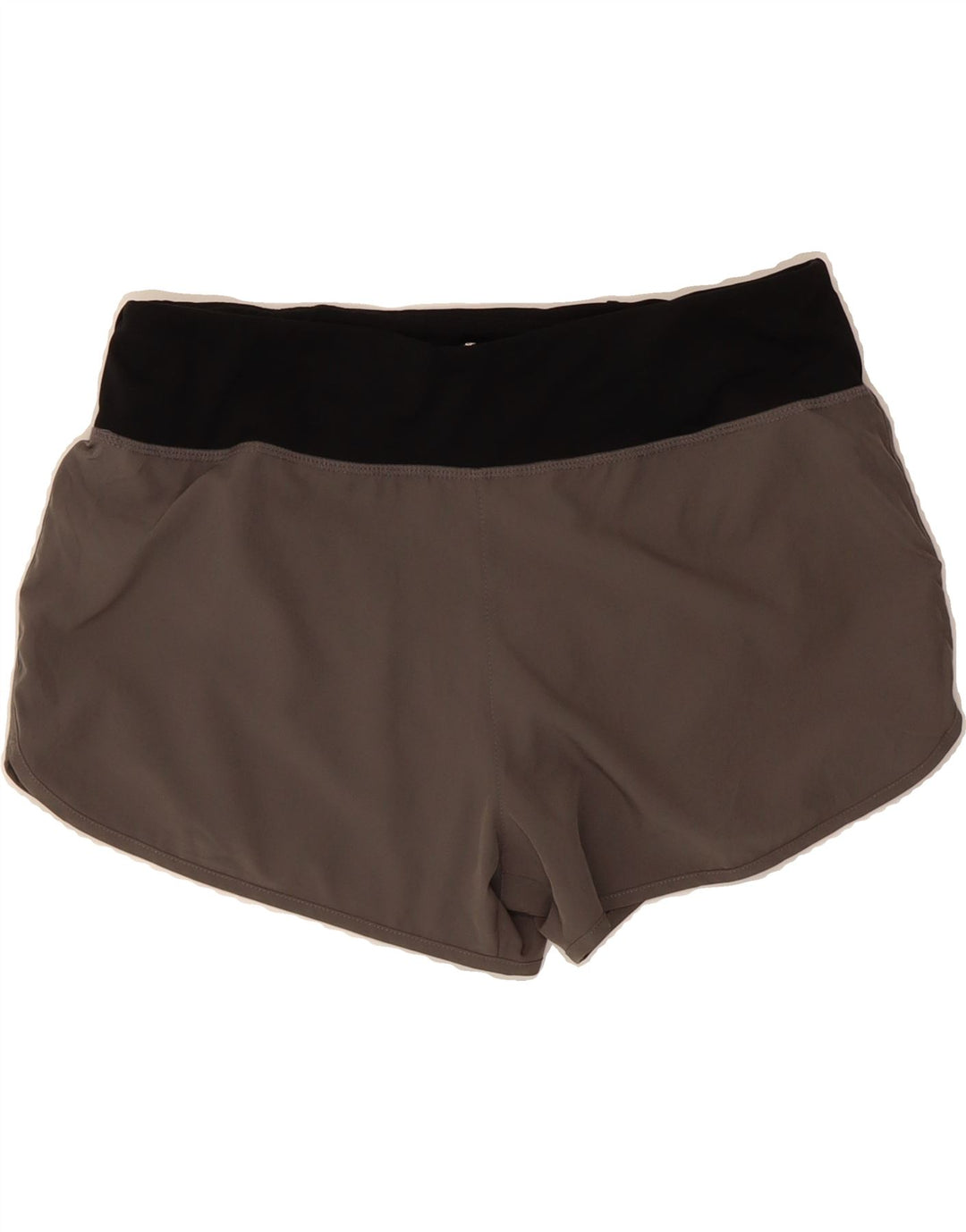 STARTER Womens Sport Shorts UK 14 Large Grey Colourblock Polyester Vintage Starter and Second-Hand Starter from Messina Hembry 