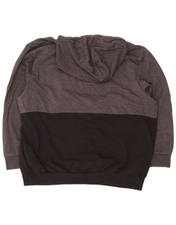 Jack & Jones Hombre Sudadera Con Capucha Gráfica 5XL Algodón Gris Colorblock
