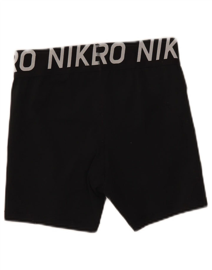 Nike Dri Fit Graphic - Pantalones cortos deportivos para mujer, talla M, poliéster negro