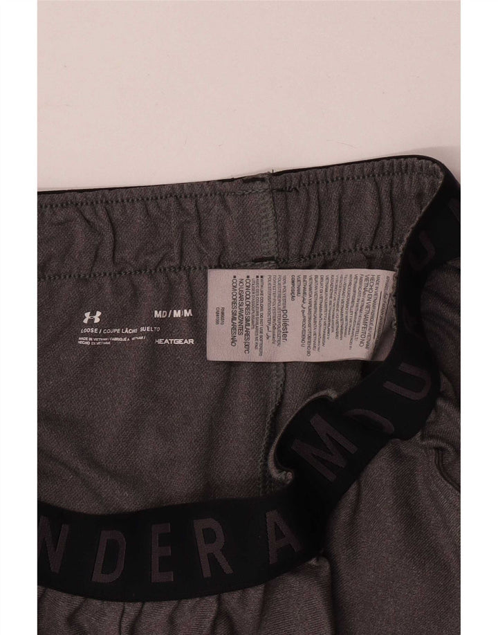 Under Armour Pantalones cortos deportivos para mujer UK 40 Deportes de poliéster gris medio