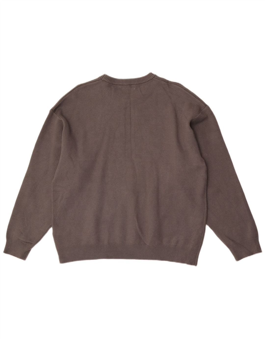 ZARA Hombre Jersey Cuello Redondo Jersey Grande Viscosa Gris