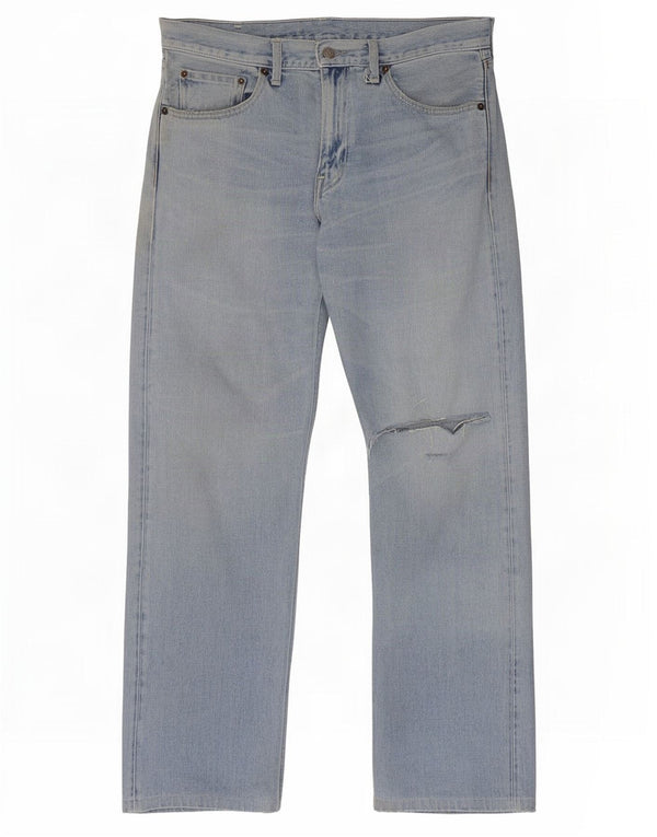Levi's Hombre 503 Vaqueros Rectos Desgastados W32 L33 Azul