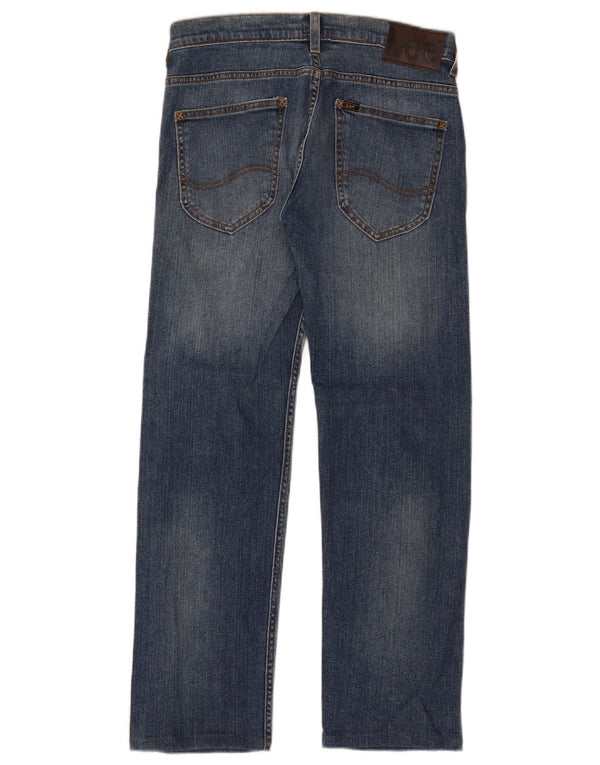 Vaqueros Lee Powell Slim para Hombre W30 L28 Algodón Azul