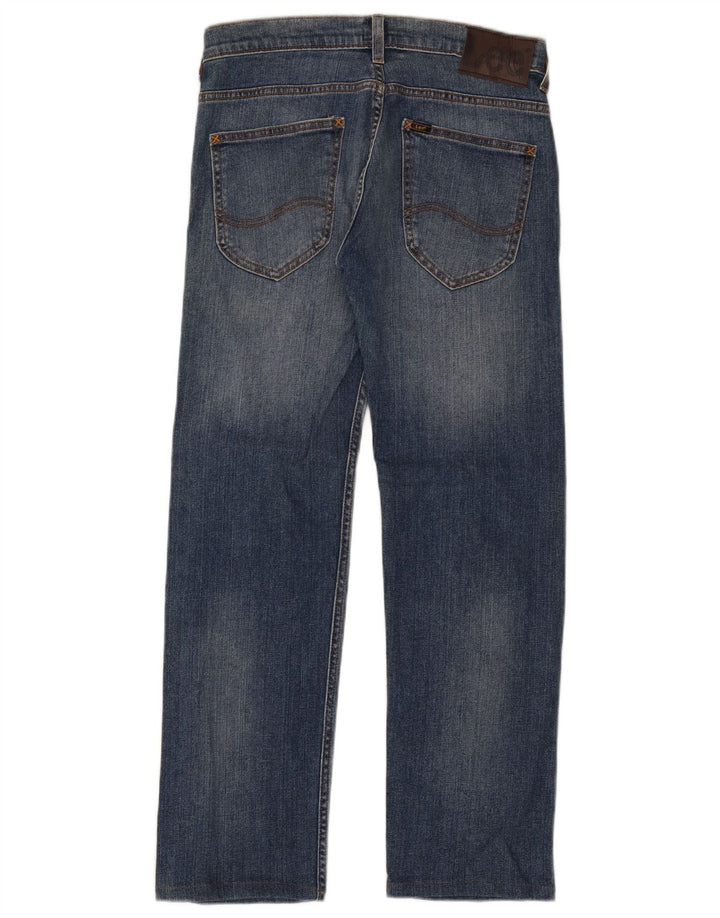 Vaqueros Lee Powell Slim para Hombre W30 L28 Algodón Azul