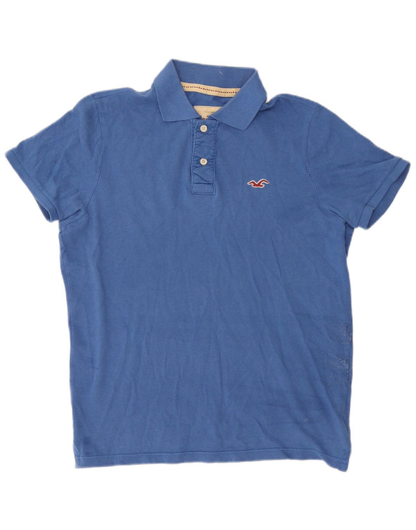 HOLLISTER Polo Hombre XL Algodón Azul