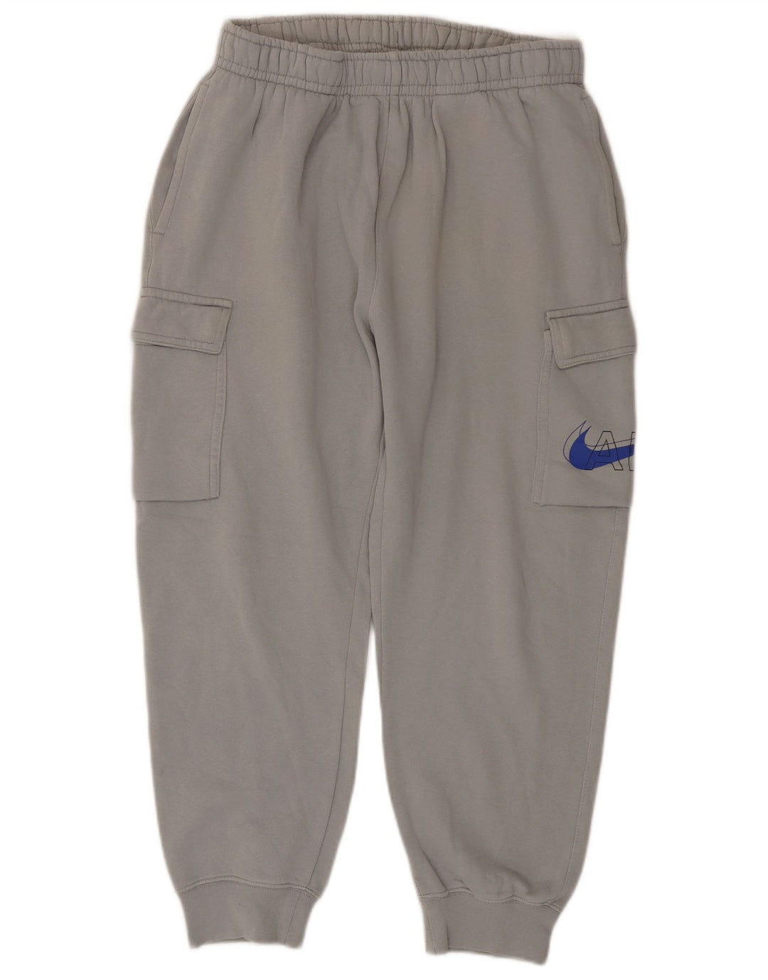 Nike Hombre Cargo Crop Pantalones De Chándal Joggers De Algodón Gris Medio