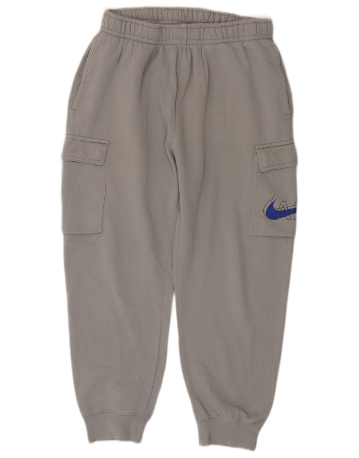 Nike Hombre Cargo Crop Pantalones De Chándal Joggers De Algodón Gris Medio