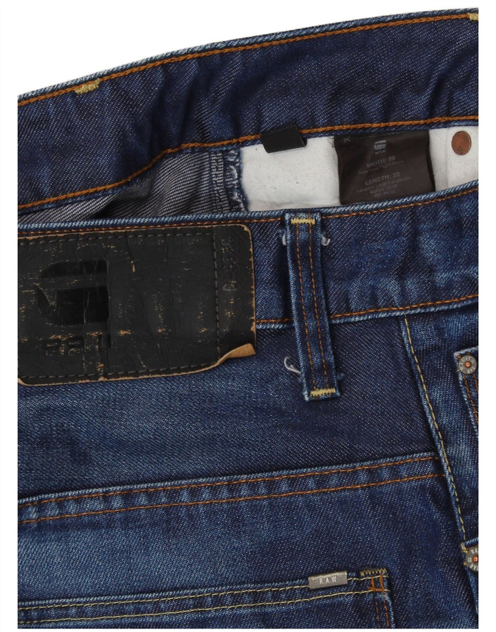 Vaqueros ajustados desgastados 3D Arc para hombre G-Star W28 L32 Algodón azul