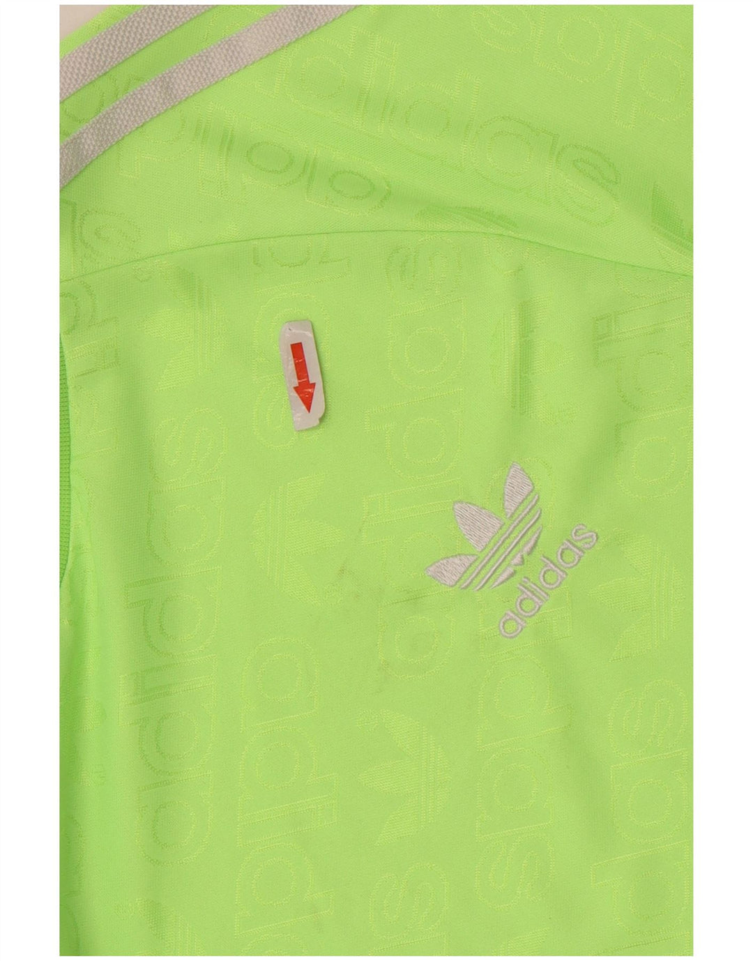 Adidas Hombre Camiseta Gráfica Top Poliéster Verde Medio