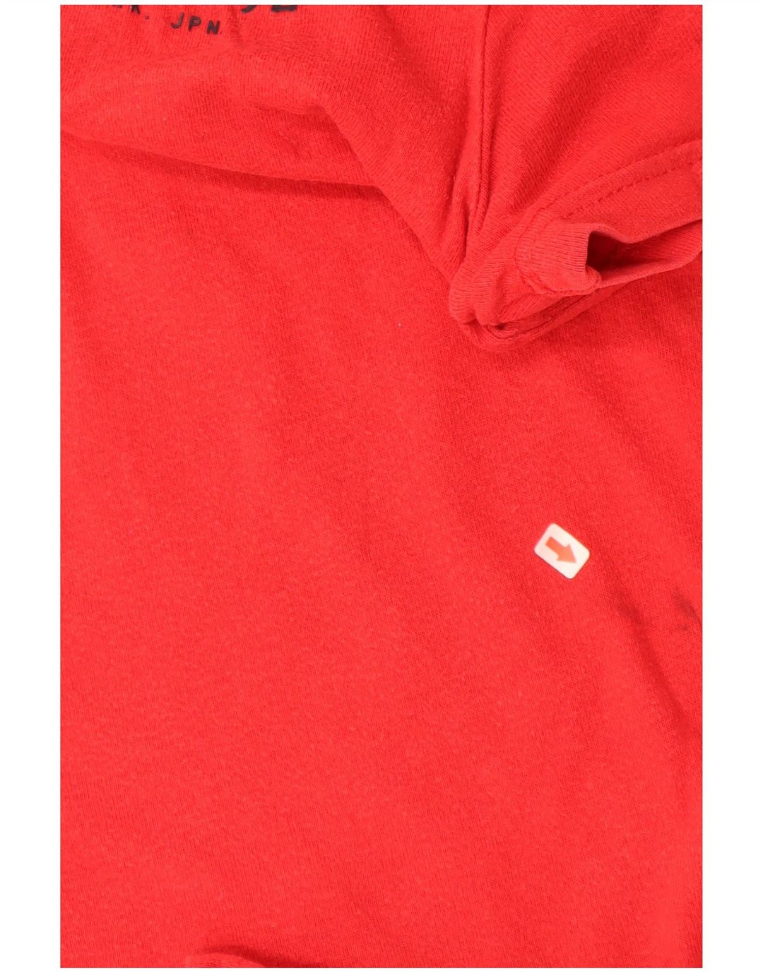 SUPERDRY Camiseta gráfica para hombre Top grande de algodón rojo