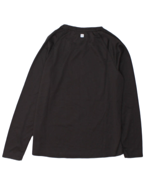 Camiseta de manga larga para hombre Mountain Warehouse UK 44 Grande Poliéster negro