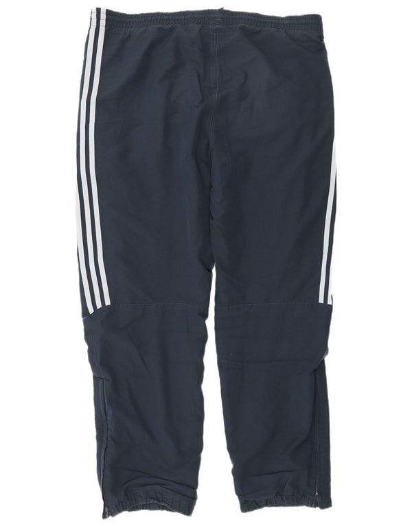 Adidas Pantalones de chándal para hombre Joggers UK 40/42 Medium Azul marino Poliéster