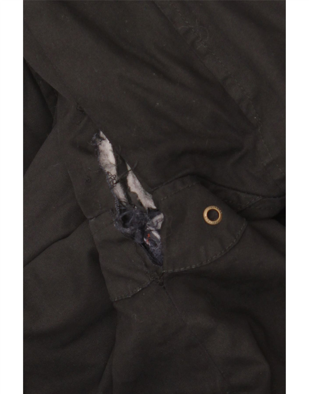 Chaqueta de algodón encerado para hombre Fat Face UK 40 Large Negro