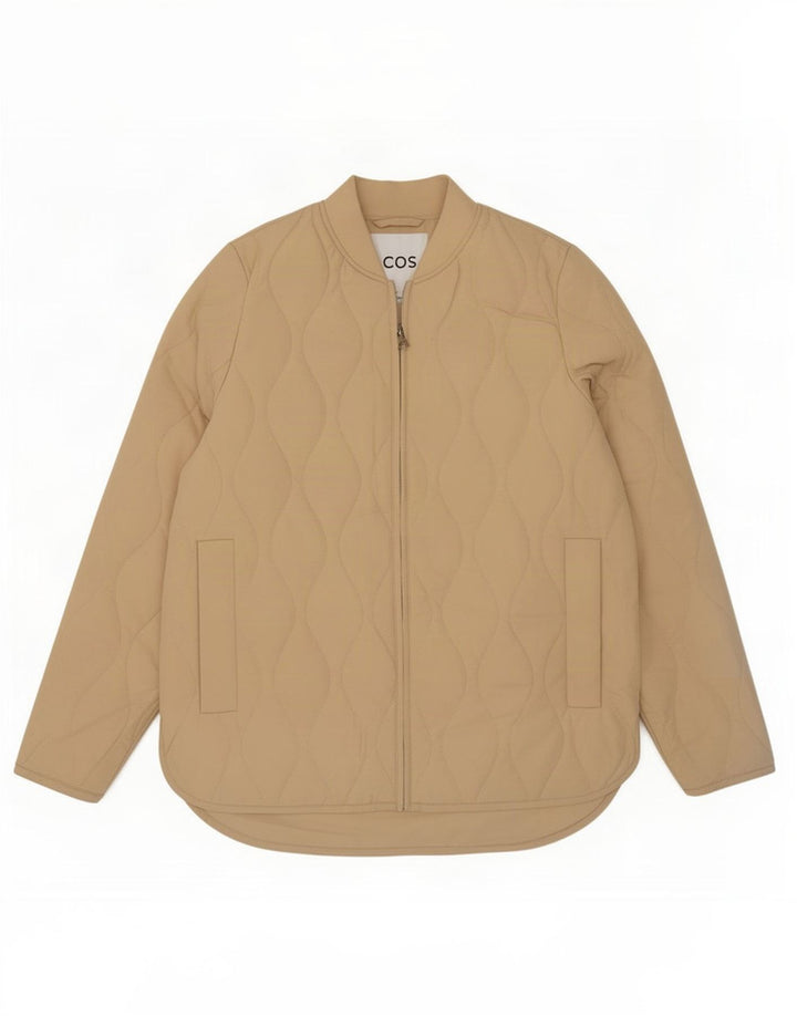 Cos Chaqueta acolchada para hombre UK 34 XS Beige Poliéster