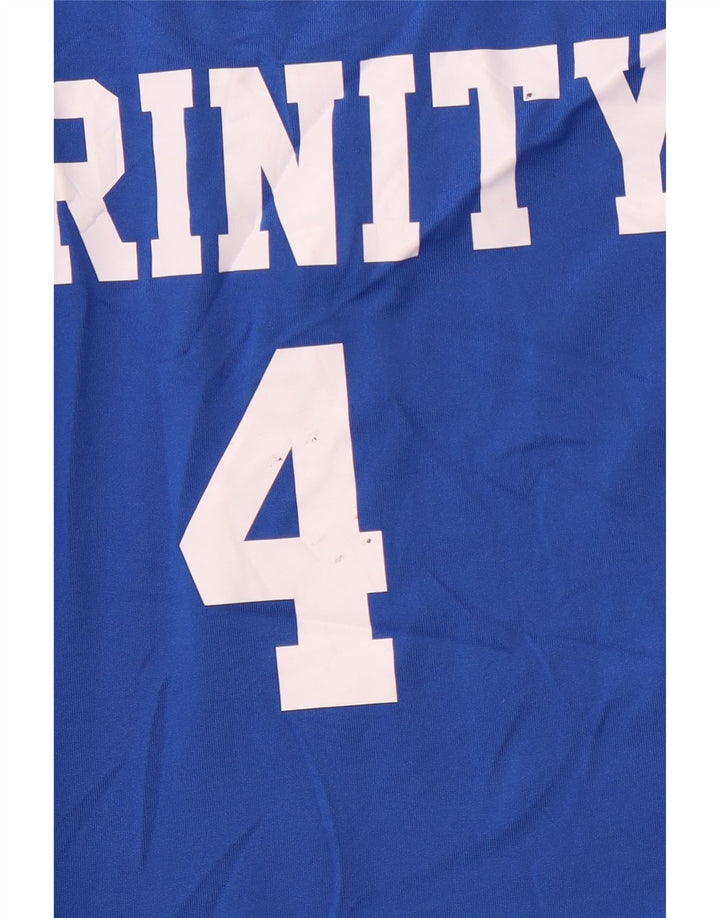 NIKE Camiseta gráfica para mujer UK 10 Small Blue Colourblock Poliéster