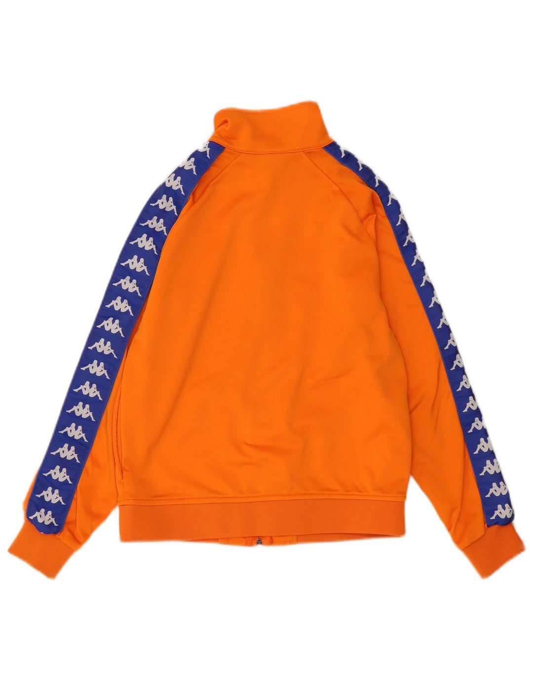 Kappa Boys Graphic Chándal Top Chaqueta 11-12 Años Naranja Colorblock