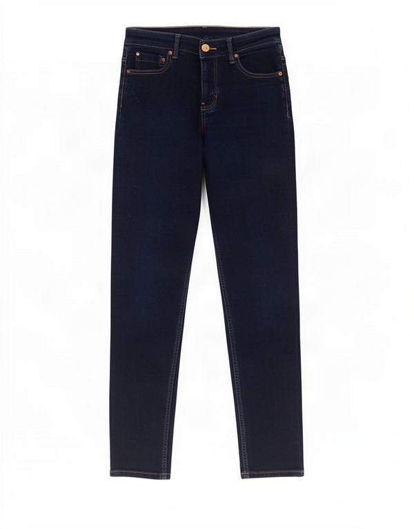 Marks & Spencer Jeans The Lily Slim para Mujer UK 12 Medium W30 L29 Azul Marino