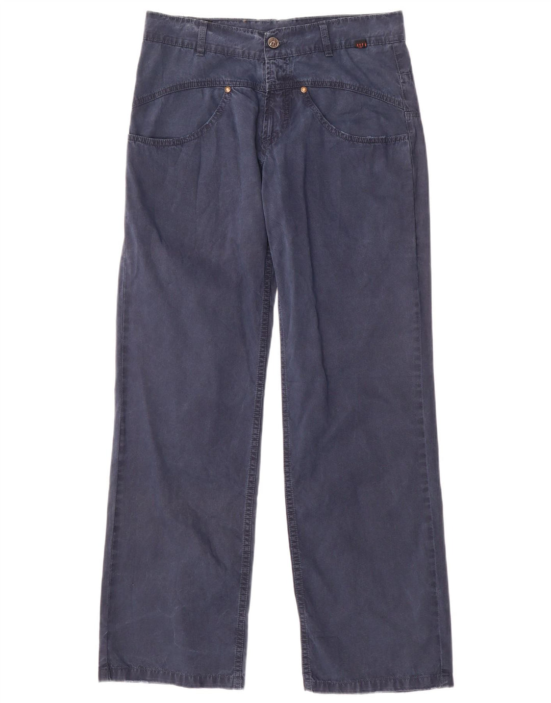 ROBERTO CAVALLI Pantalones Casuales Rectos Devils para Hombre Pequeños W29 L30 Azul