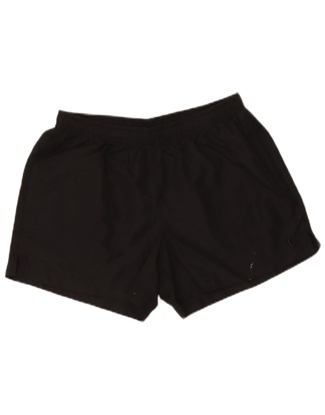 Champion Pantalones cortos deportivos para mujer UK 44 Grande Poliéster negro