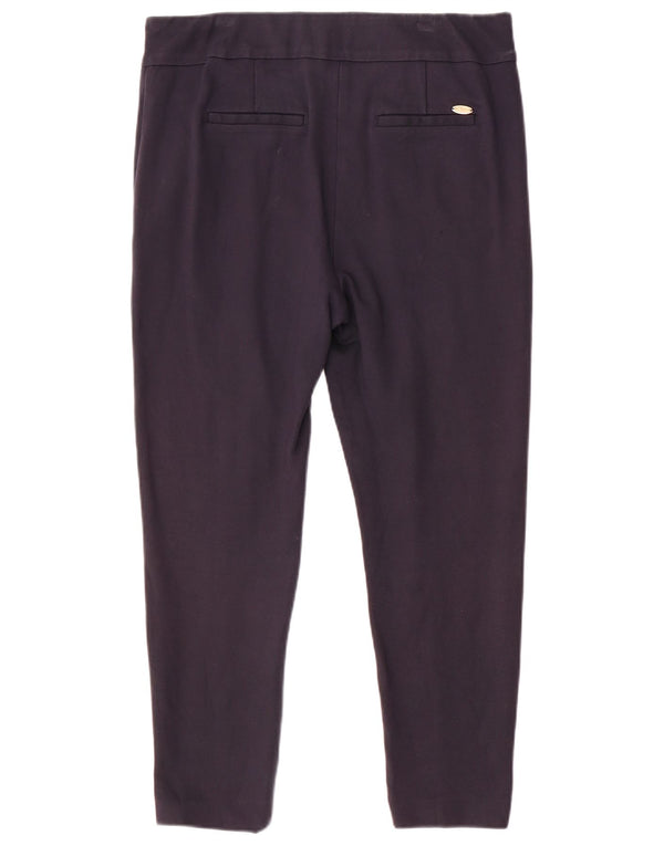 Marks & Spencer Pantalones Casuales para Mujer UK 40 Large W34 L27 Azul Marino