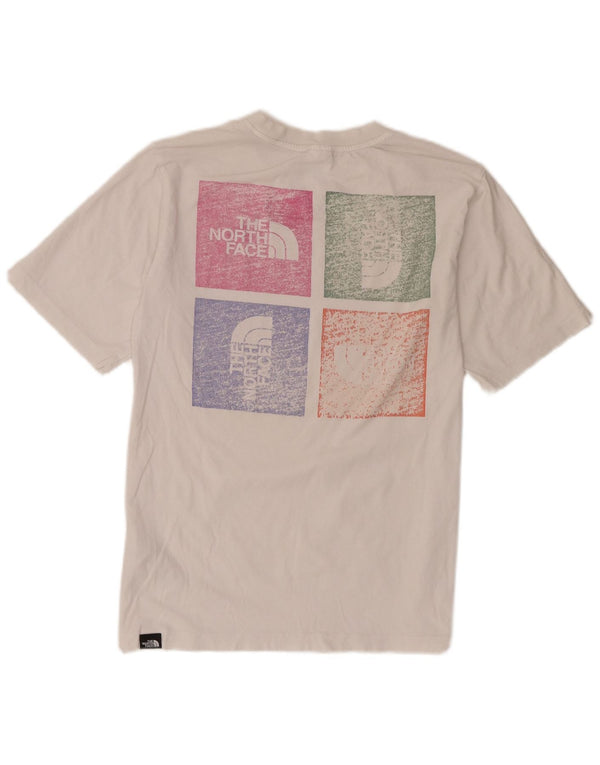 The North Face Camiseta gráfica para mujer Top UK 10 Small White Cotton