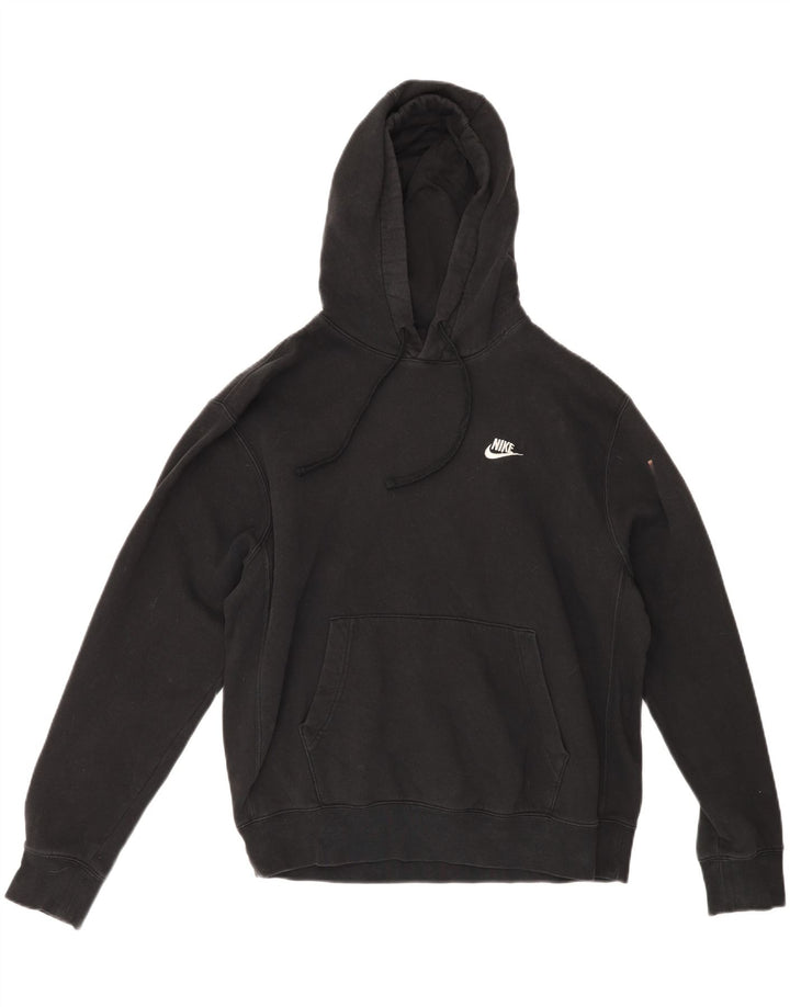 NIKE Mens Hoodie Jumper Medium Black Cotton Vintage Nike and Second-Hand Nike from Messina Hembry 