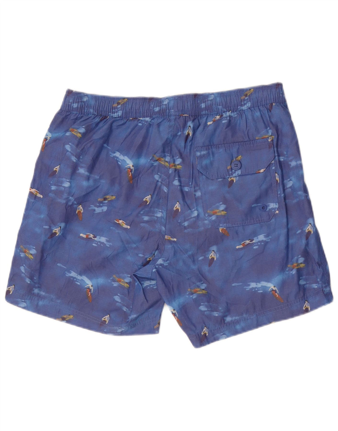 Bañador con estampado gráfico de hombre Fat Face Azul medio Poliéster