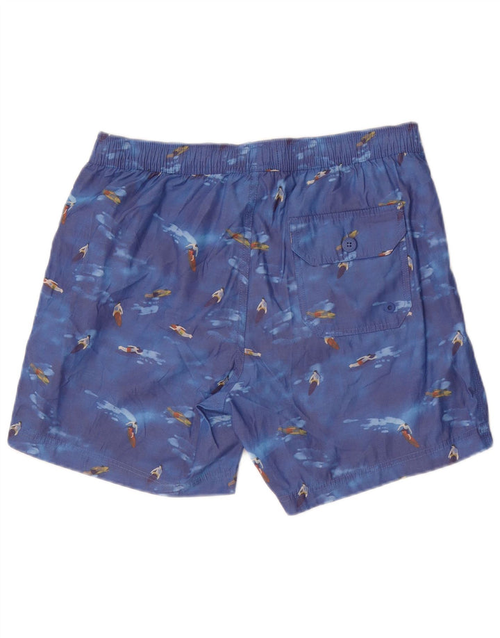 Bañador con estampado gráfico de hombre Fat Face Azul medio Poliéster