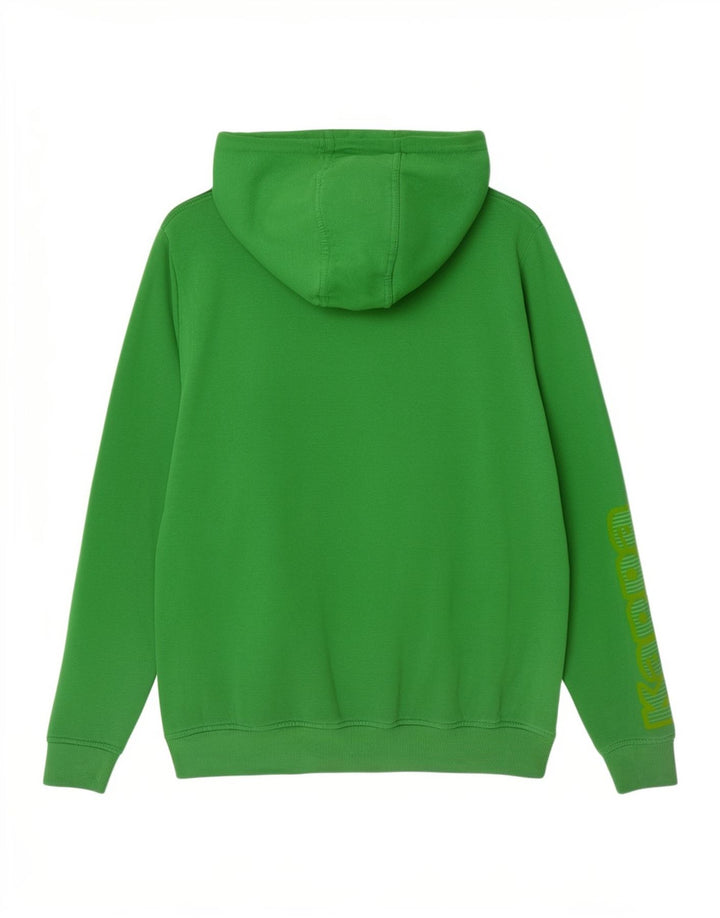Kappa Hombre Sudadera Con Capucha Gráfica Jersey De Algodón Verde Medio