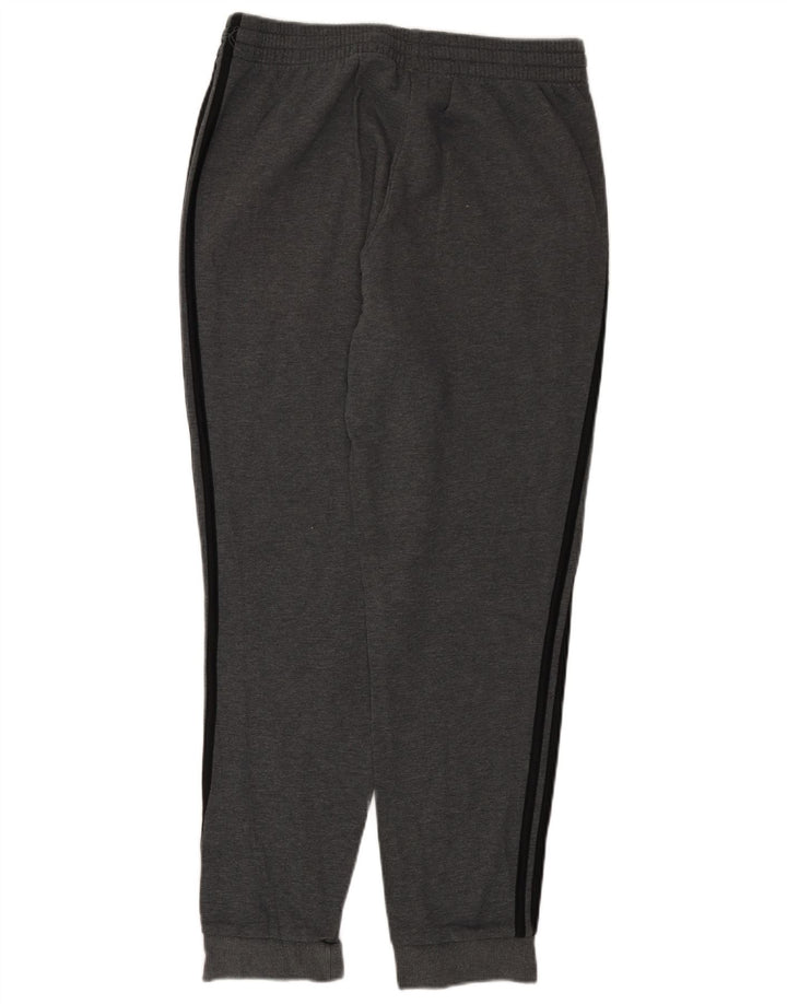 ADIDAS Hombre Chándal Pantalones Joggers Grande Gris Algodón