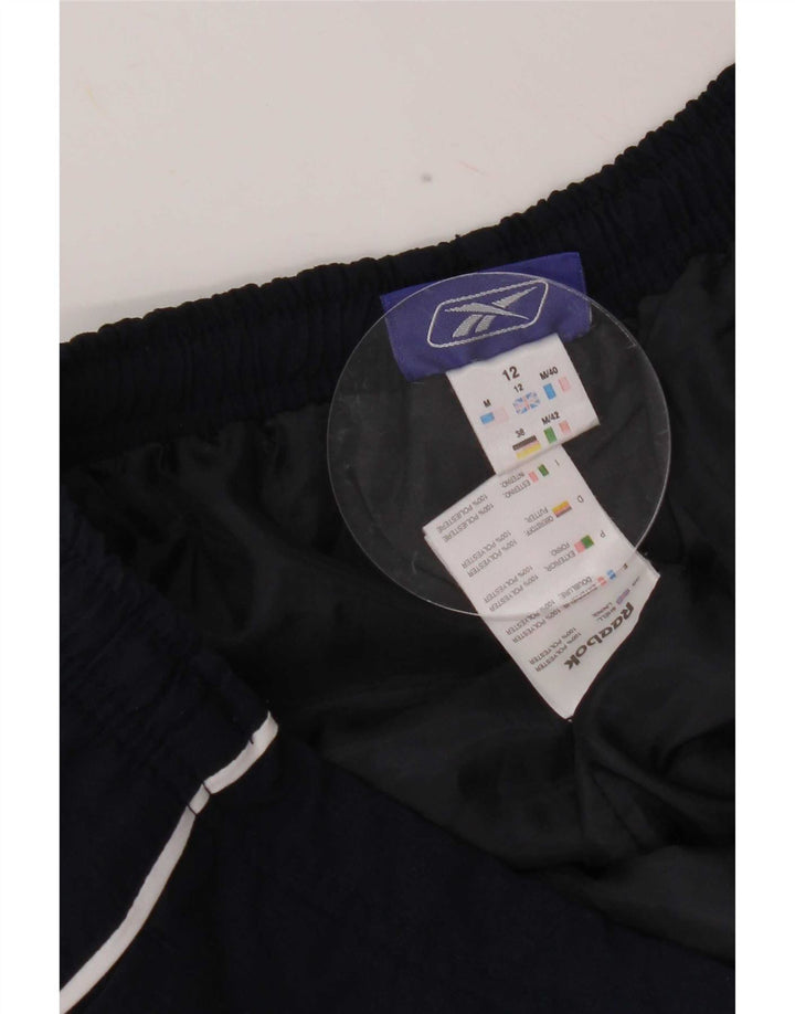 Reebok Pantalones Capri para Mujer UK 12 Medium Azul Marino Poliéster