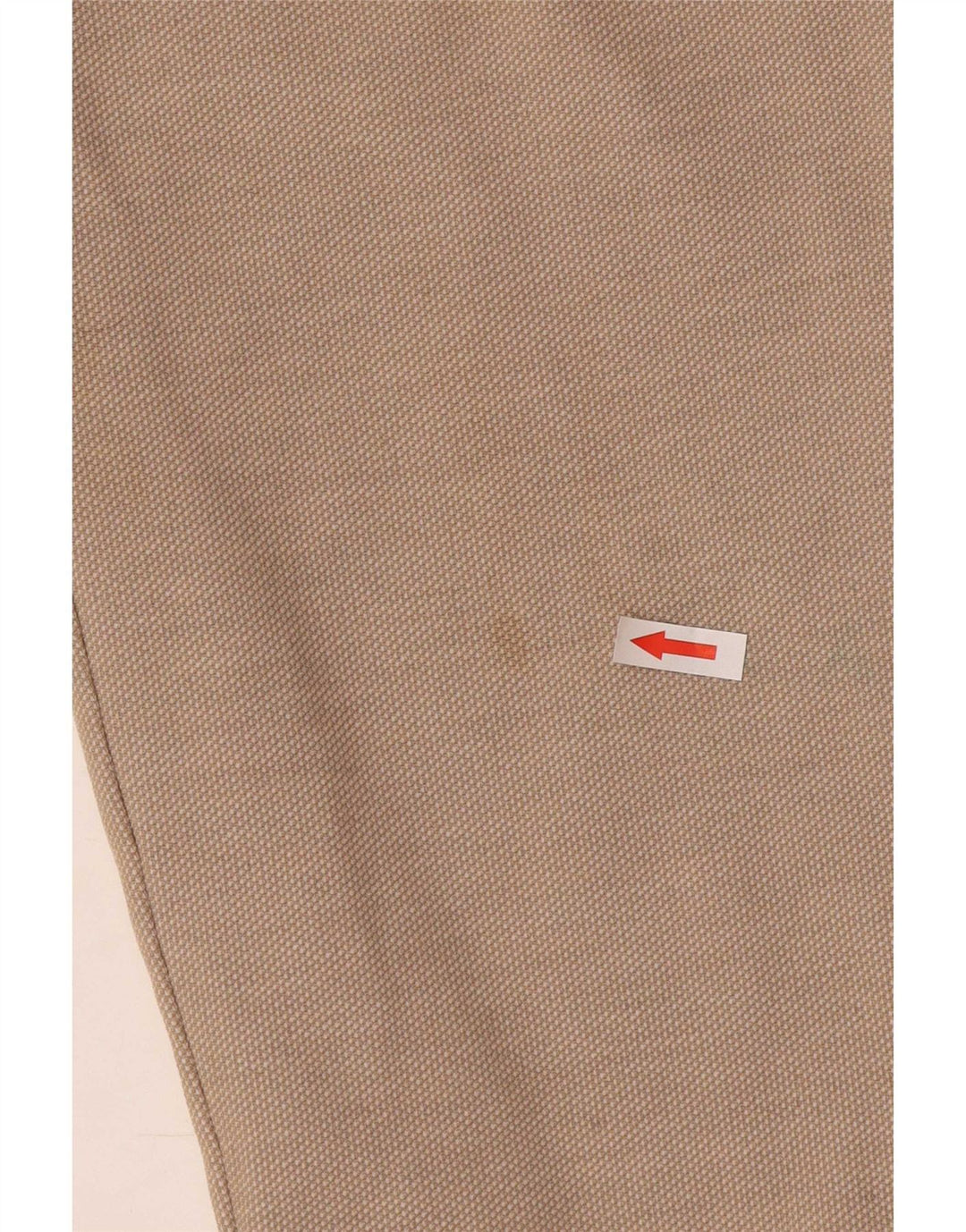 Zara Mujer Pantalón Cropped Slim XL W34 L26 Poliéster Beige
