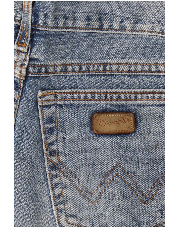 Wrangler Vaqueros Rectos De Talle Alto Para Mujer W26 L32 Azul