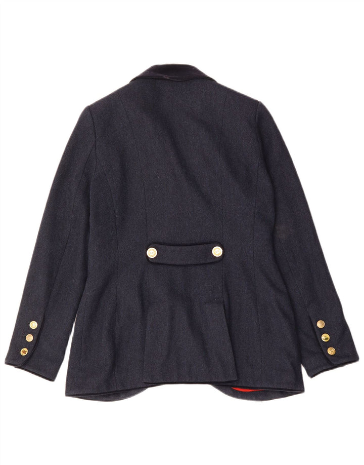 Chaqueta tipo blazer de 3 botones para mujer Joules UK 44 Large Lana azul marino