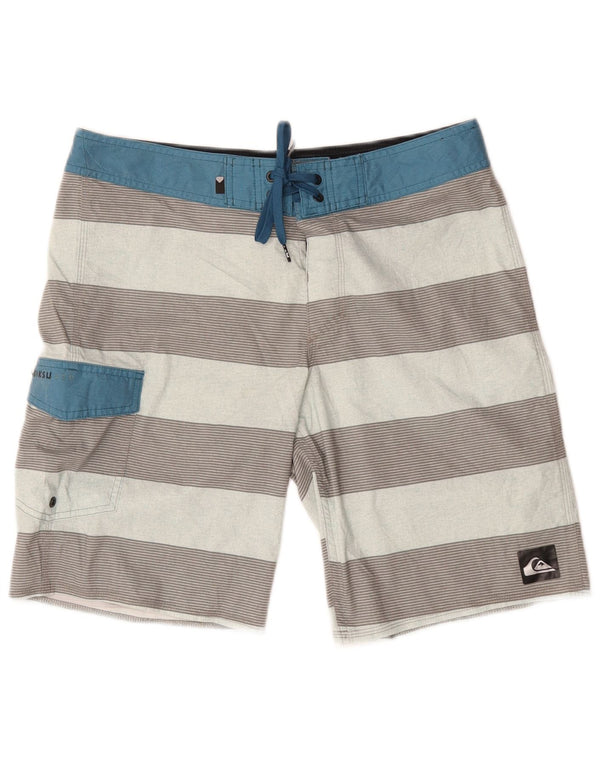 Bañador Quiksilver Hombre Mediano Poliéster Rayas Multicolores