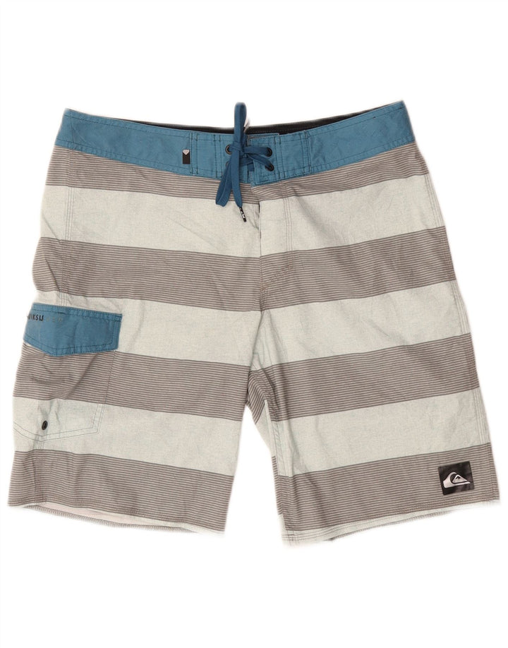 Bañador Quiksilver Hombre Mediano Poliéster Rayas Multicolores