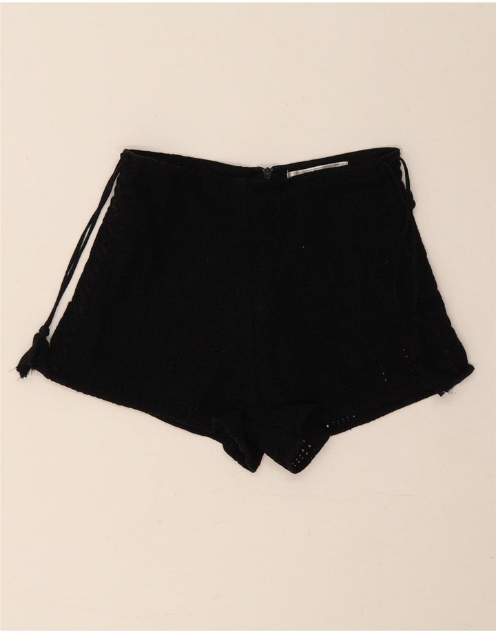 Zara Mujer Trafaluc Hot Pants XS W24 Negro
