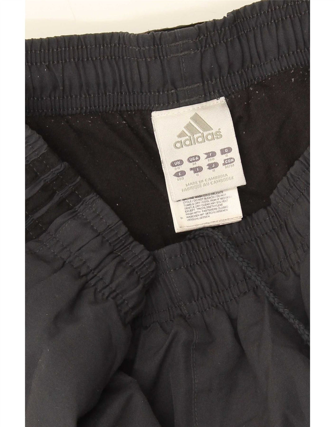 Adidas Hombre Pantalones De Chándal Joggers Grande Gris Poliéster