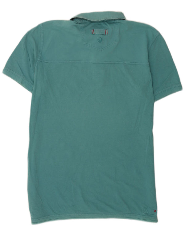 Polo de corte regular y manga corta para hombre de Fat Face de algodón con estampado floral verde grande
