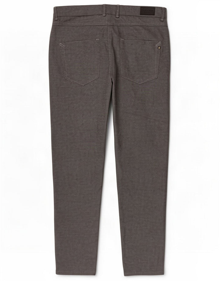 Zara Pantalón casual delgado para hombre EU 40 Medium W31 L30 Poliéster gris