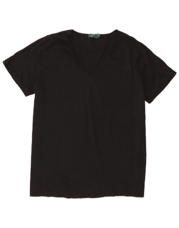 Ralph Lauren Camiseta para Mujer Top UK 20 2XL Algodón Negro