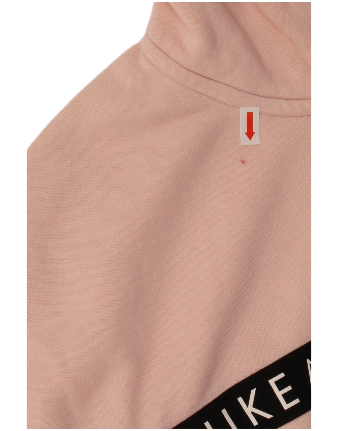 NIKE Sudadera con gráfico corto para mujer, talla 40, color rosa grande