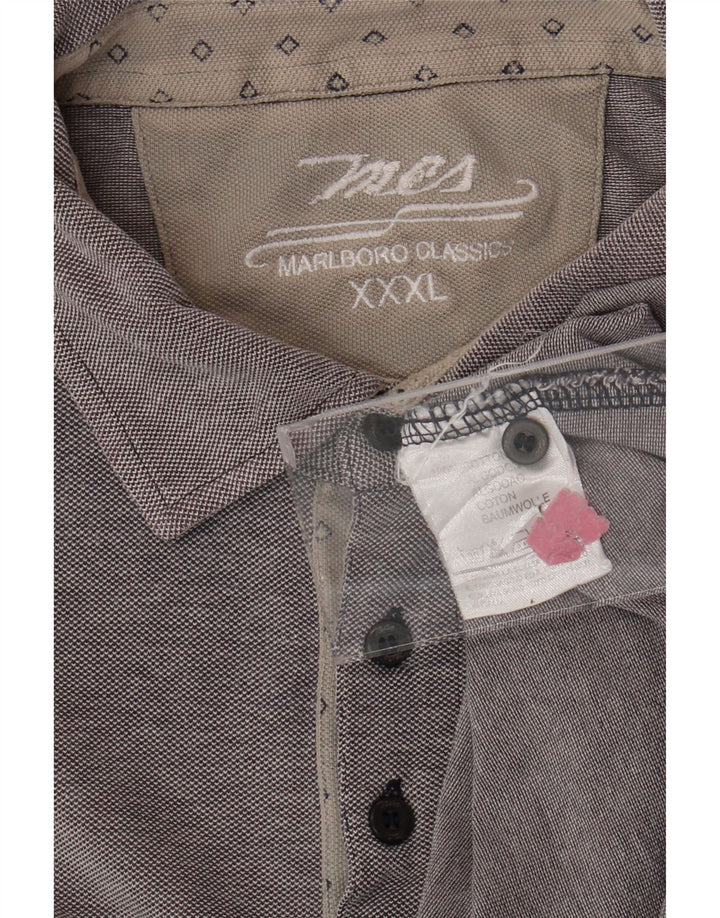 MARLBORO CLASSICS Polo para hombre 3XL Gris Algodón