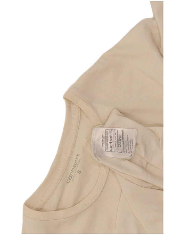 Carhartt - Camiseta para hombre, talla pequeña, algodón blanco